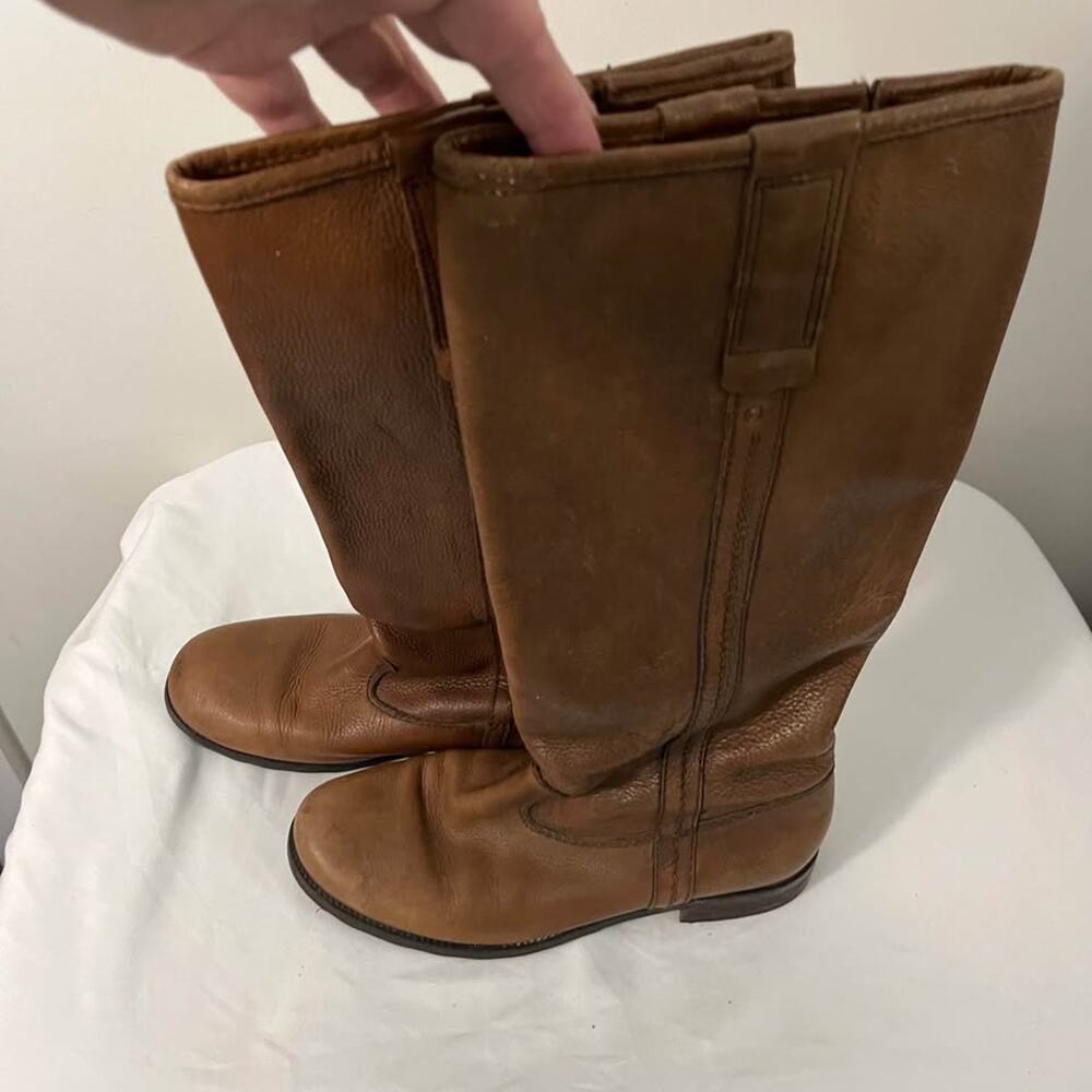 Leather Knee High Riding Boots size 7